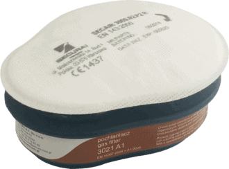 Filter proti plynom a prachu A1P2 SECURA