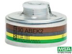 Univerzálny filter A2B2E2K2 do celomasiek  MSA
