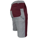 Pracovné monterkové kraťasy DELUX BURGUNDY
