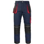 Zimné montérky do pása PROFI NAVY RED