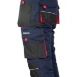 Zimné montérky do pása PROFI NAVY RED