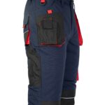 Zimné montérky do pása PROFI NAVY RED