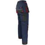 Zimné montérky do pása PROFI NAVY RED