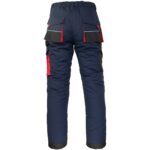 Zimné montérky do pása PROFI NAVY RED