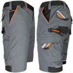 Pracovné monterkové kraťasy PRO GREY DUAL