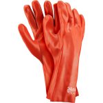 Gumené rukavice pracovné PVC 35 cm