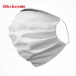 Hygienické rúško GUARD bavlnené dvojvrstvové s otvorom na filter 50ks