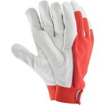 Kombinované pracovné rukavice HOBY RED