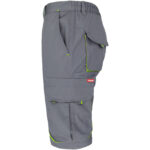 Montérkové kraťasy s elastanom MANNLAND GREY YELLOW