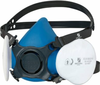 Set polomaska s filtrami P3 R SECURA 3100 DUST
