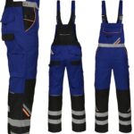 Pracovné montérky na traky PRO BLUE REFLEX