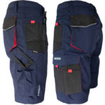 Monterkové kraťasy PROFI NAVY RED 2.0