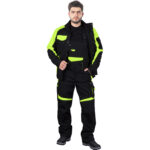 Zimné pracovné nohavice na traky TANZO FLUO