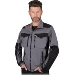 Bavlnená bunda s elastanom HARVER AIR GREY