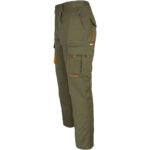 Pracovné nohavice s elastanom MANNLAND KHAKI ORANGE