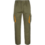 Pracovné nohavice s elastanom MANNLAND KHAKI ORANGE