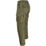 Pracovné nohavice s elastanom MANNLAND KHAKI ORANGE