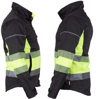 Elastická pracovná bunda MANNLAND HIVIS BLACK