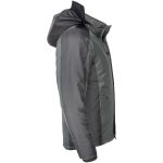 Zimná pracovná bunda s kapucňou BALTIC GREY