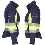 Dámska elastická pracovná bunda FRAULAND HIVIS NAVY