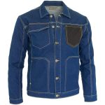 Pracovná rifľová bunda JEANS STRETCH BLUE