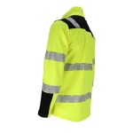 Reflexná softshellová pracovná bunda PRIZMAT YELLOW