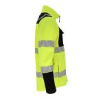 Reflexná softshellová pracovná bunda PRIZMAT YELLOW